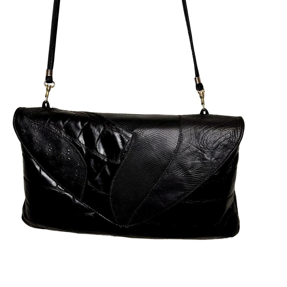 Vintage Genuine Leather by DONNY Clutch Crossbody Bag Made in USA